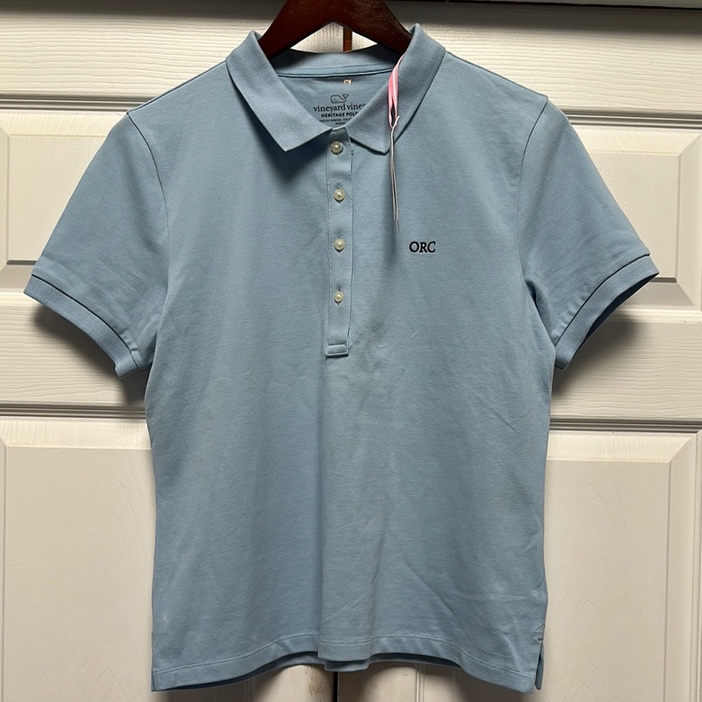 Women’s Heritage Light Blue Polo Shirt new size M